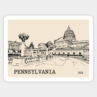 Pennsylvania State USA Sticker